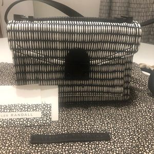 Loeffler Randall Raffia Mini Rider Crossbody bag